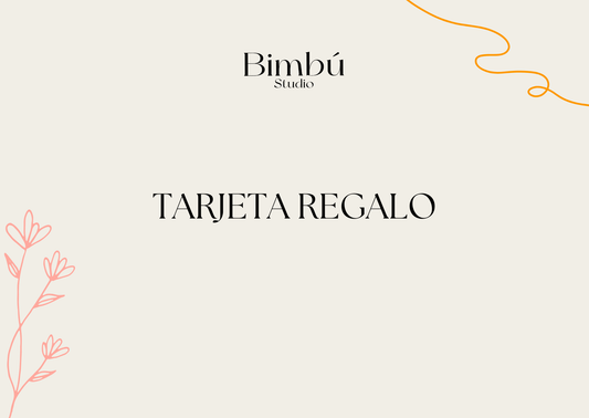 Tarjeta regalo de Bimbú Studio